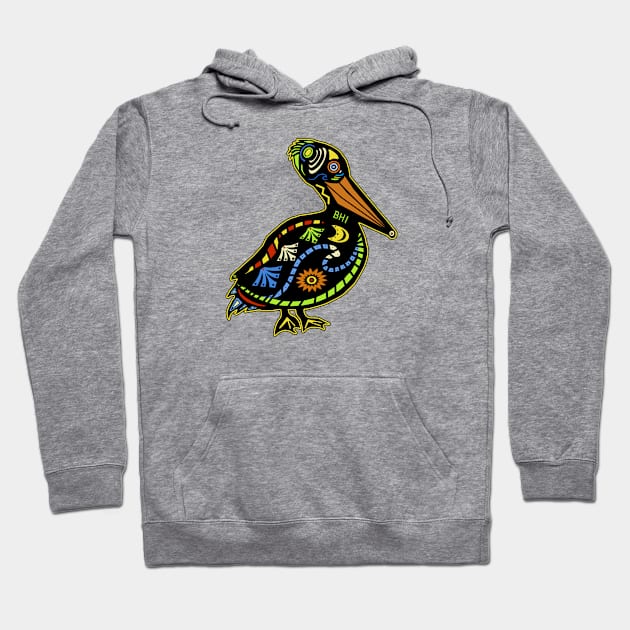 Bald Head Island Pelican Hoodie by Trent Tides